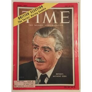 Vintage TIME Magazine - May 23, 1955 - Anthony Eden Cover